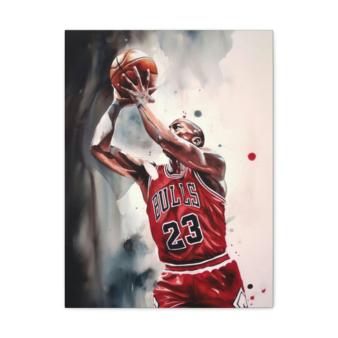 Jordan MVP canvas print in 10" x 8" size.
