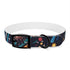 Vibrant M Black Onyx fireworks dog collar perfect for festive pups.
