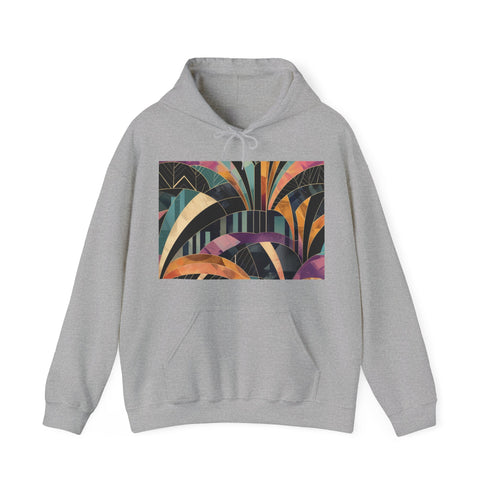 Unisex Hoodie Abstract Art Deco