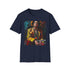 Rhythm and Soul Bruno Mars portrait charcoal t-shirt in size small.