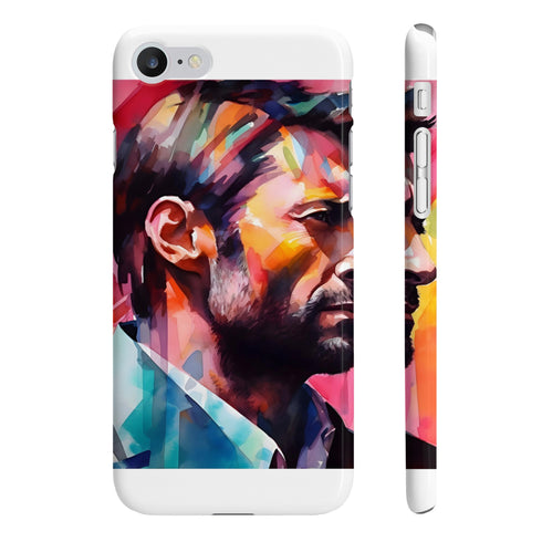 Neon Wolverine glossy phone case for iPhone 7/8 Plus slim users