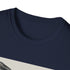 Charcoal cotton hipster kangaroo T-shirt with cozy book-filled pouch