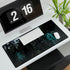Holographic Jungle Ruins Neon Spirits Gaming XXL Extended Desk Mat - Product in Use Lifestyle View | Prints With Passion