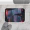 Neon Cityscape Bath Mat | Bath Mats | Bath, Bathroom, Home & Living, Indoor, Sublimation | Prints with Passion