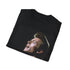 Charcoal crew neck t-shirt with bold watercolor Ziggy Stardust design