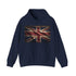 Classic Navy Union Jack Hoodie, Regular Fit, Unisex, Great Britain Flag