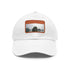 Halong Haven Baseball Cap in White with Light Brown Patch - Hats