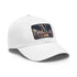 New York City Sunset Watercolor Baseball Cap White Rectangle Shape