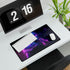 Cyberpunk Neon Armor Knight Sci-Fi Gaming XXL Extended Desk Mat - View 7 | Prints With Passion