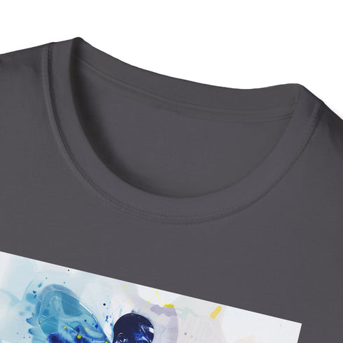 Charcoal cotton crew neck t-shirt with Draymond Green Warriors graphic