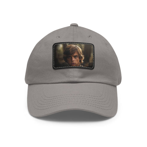 ForceFilled Jedi Knight Cap: Luke Skywalker Edition - White Rectangle Unisex Hat