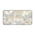 Chic Pastel Geometrics Desk Mat - Stylish seamless geometric pattern in soft colors for elevated workspace decor