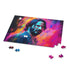Colorful Keanu Reeves puzzle in vibrant watercolor neon hues, 120 pieces.
