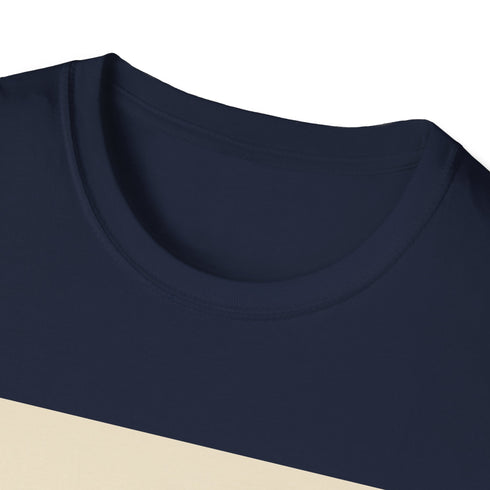 Charcoal cotton T-shirt with minimalist whale design offering a serene feel