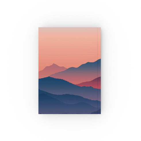 Mountain Peaks Minimalist Journal for Nature Lovers - High-Quality, Stylish, Perfect Gift