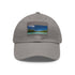 White rectangular Aitutaki paradise cap with light brown patch.