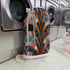 Stylish Art Deco Laundry Bag with bold abstract patterns and durable materials for easy transport