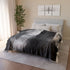 Echoes of Light Around Temple Monolith Plush Fleece Throw Blanket