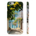 Vibrant Fortaleza street scene design glossy slim iPhone 7 Plus case.