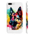 German Shepherd phone case, glossy finish, slim design for iPhone 7/8 Plus.