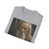 Charcoal cotton T-shirt with vibrant Gandalf portrait and crew neck