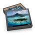 Bora Bora Paradise Jigsaw Puzzle with crystal-clear blue waters.