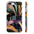 Stylish abstract pattern glossy phone case for iPhone 7 Plus.