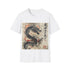 Dragon Fury Japanese TShirt in Charcoal with Japanese dragon art.