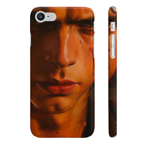 Phone case with captivating light and shadow imagery, perfect gift option.