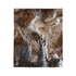 Warrior Carving Time into Rock Wall — Plush Fleece Throw Blanket — Product Detail View 7