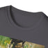 Charcoal crew neck T-shirt with vibrant Green Lantern graphic and soft cotton feel