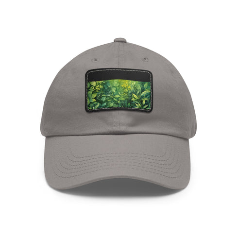 Gondorian Grove Baseball Cap in White with Light Brown rectangle patch