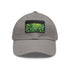 Gondorian Grove Baseball Cap in White with Light Brown rectangle patch