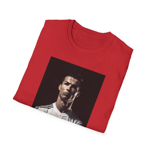 Charcoal Cristiano Ronaldo graphic t-shirt regular fit summer cotton crewneck tee