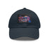 Mushroom Magic Trucker Hat in White with Light Brown Patch