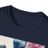 RoboCop T-shirt: Charcoal cotton crew neck for men/women, regular fit.
