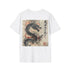 Dragon Fury Japanese TShirt in Charcoal, size S, Japanese dragon art.
