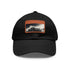 Bugatti Speedster Cap: White Cotton Hat with Light Brown Patch