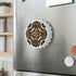 Artisan Tiles Pattern Bottle Opener White Kitchen Accessory Magnets Stickers