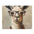 Stylish Llama in Glasses Jigsaw Puzzle - Hipster Llama for Trendy Challenge
