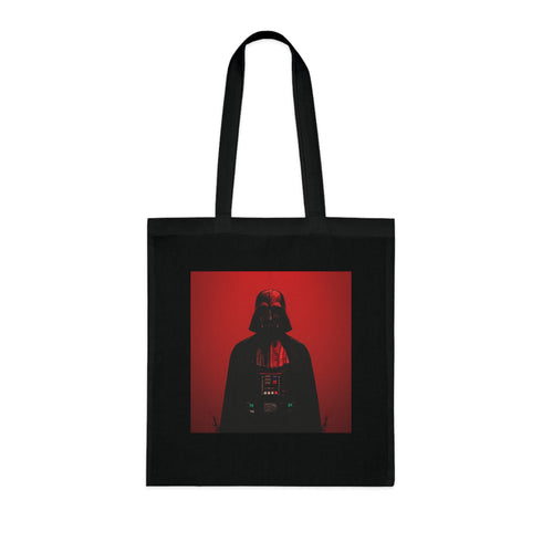 Dark Lord Tote Bag - Black Cotton DTG Tote for Accessories