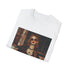 Charcoal 90s grunge T-shirt with crew neck soft cotton fabric