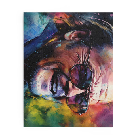 Jack Nicholson puzzle with 120 pieces, perfect for film enthusiasts.