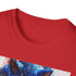 Charcoal watercolor Sonic the Hedgehog t-shirt crew neck cotton fabric