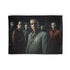 Rammstein Feuer Frei Patch Blanket - Bold German metal-inspired sublimation design.