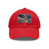 New York City Subway Sunset Watercolor Hat - White Rectangle Vegan