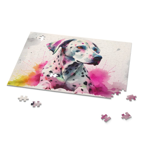 Playful Dalmatian Trio Jigsaw Puzzle for Dog Lovers - Back-to-School Fun