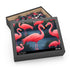 Vibrant pink flamingo puzzle for bird lovers and enthusiasts.
