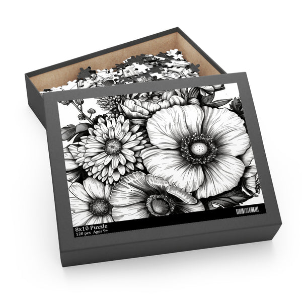 Floral Bliss Jigsaw Puzzle | Puzzle | Back-to-School, Fall Picks, Games, Holiday Picks, Home & Living, Puzzles, TikTok, Valentine's Day, Valentine's Day Picks | Prints with Passion