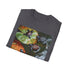 Enchanting ocean-themed baby turtles charcoal crew neck t-shirt.